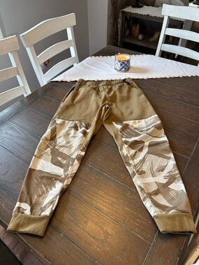 Nike Men's Medium Casual Camouflage Panel Jogger Pants - Brown